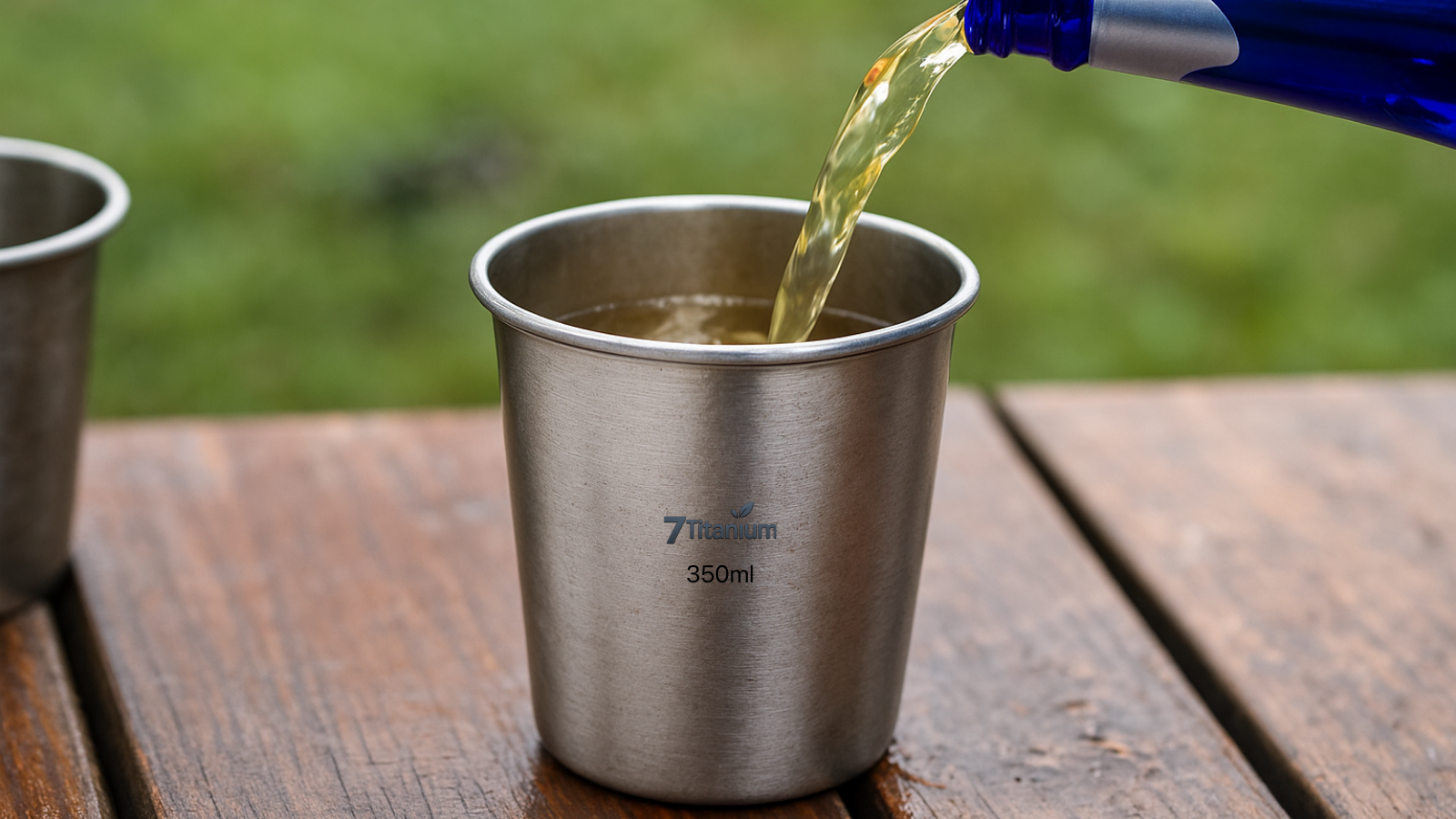 7TITANIUM Titanium Cup – Front View