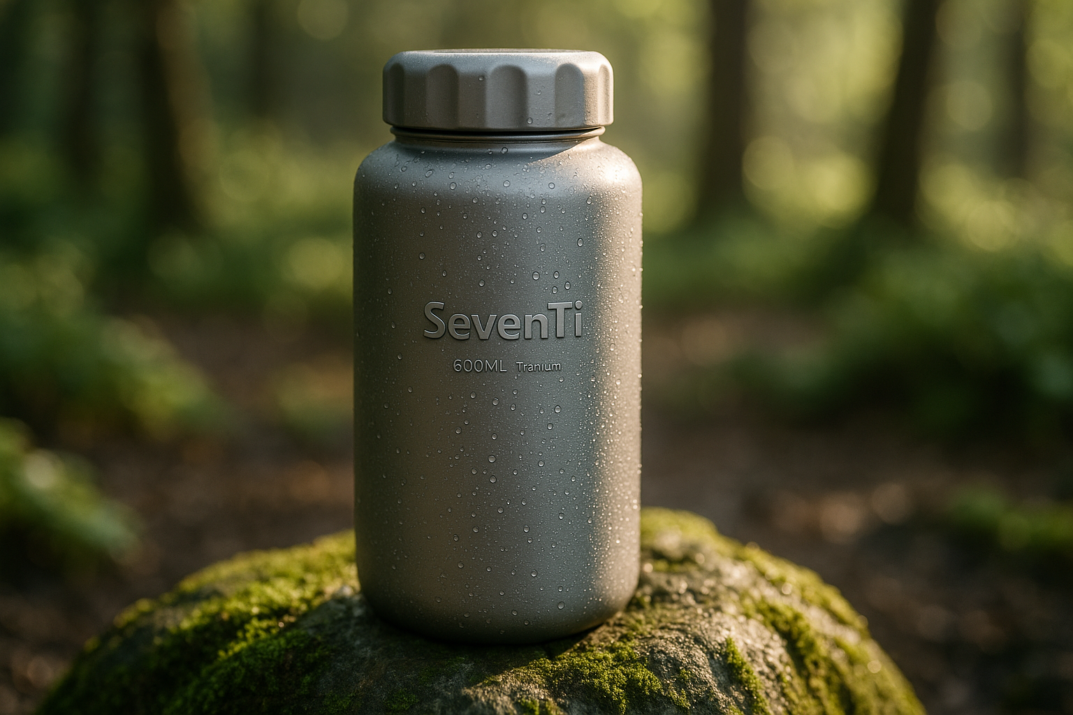 Titanium Sport Bottle in Nature