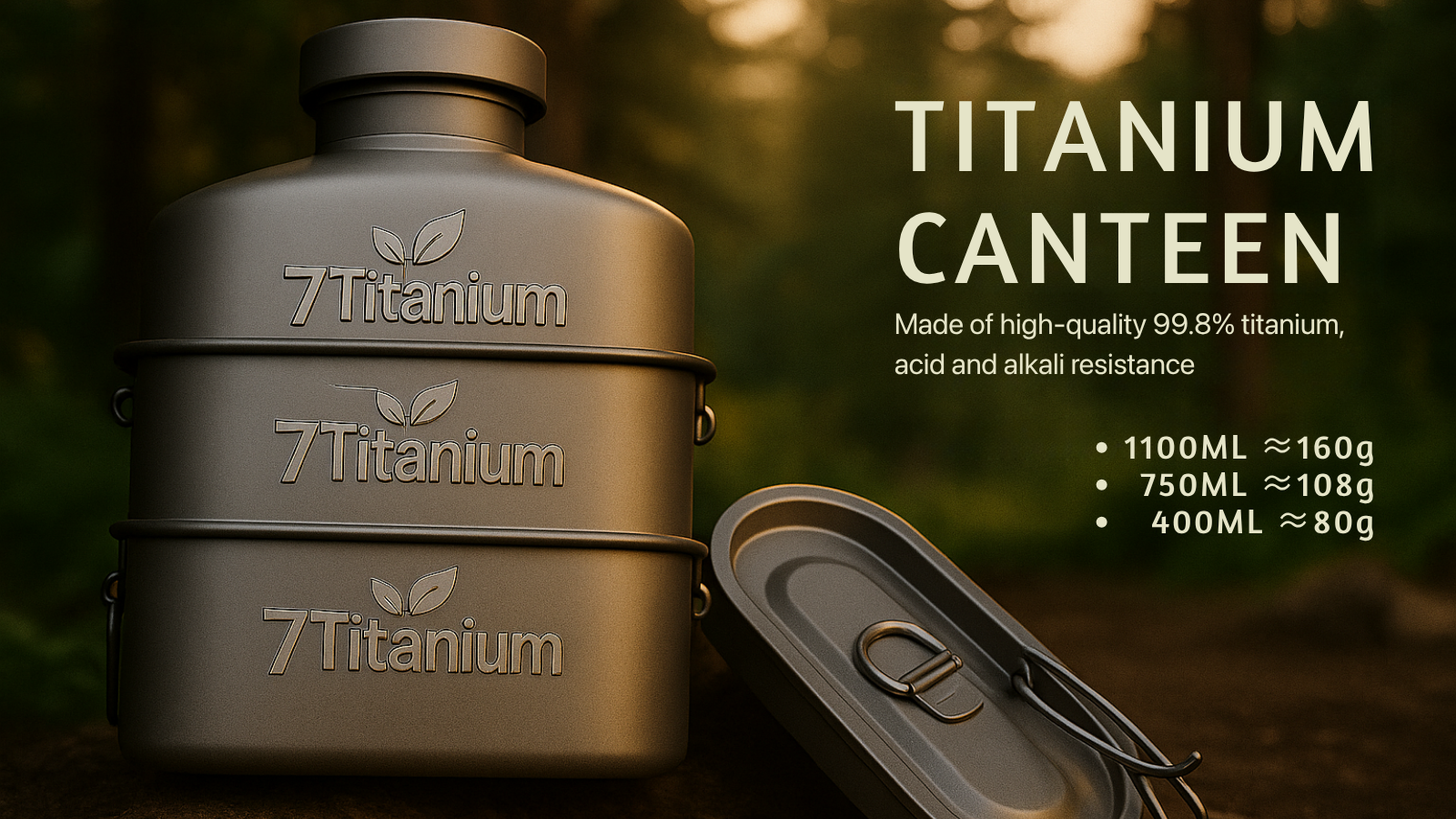 Titanium Military Canteen