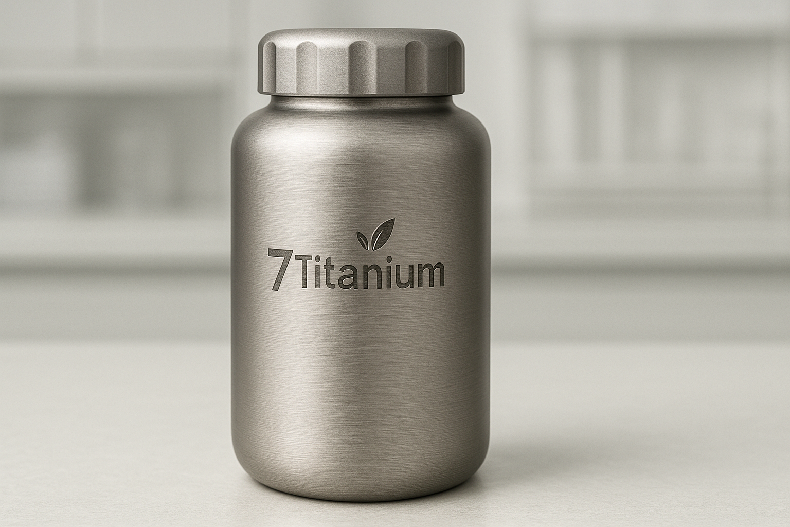 Ultralight titanium sport bottle, lightweight for outdoor and travel use