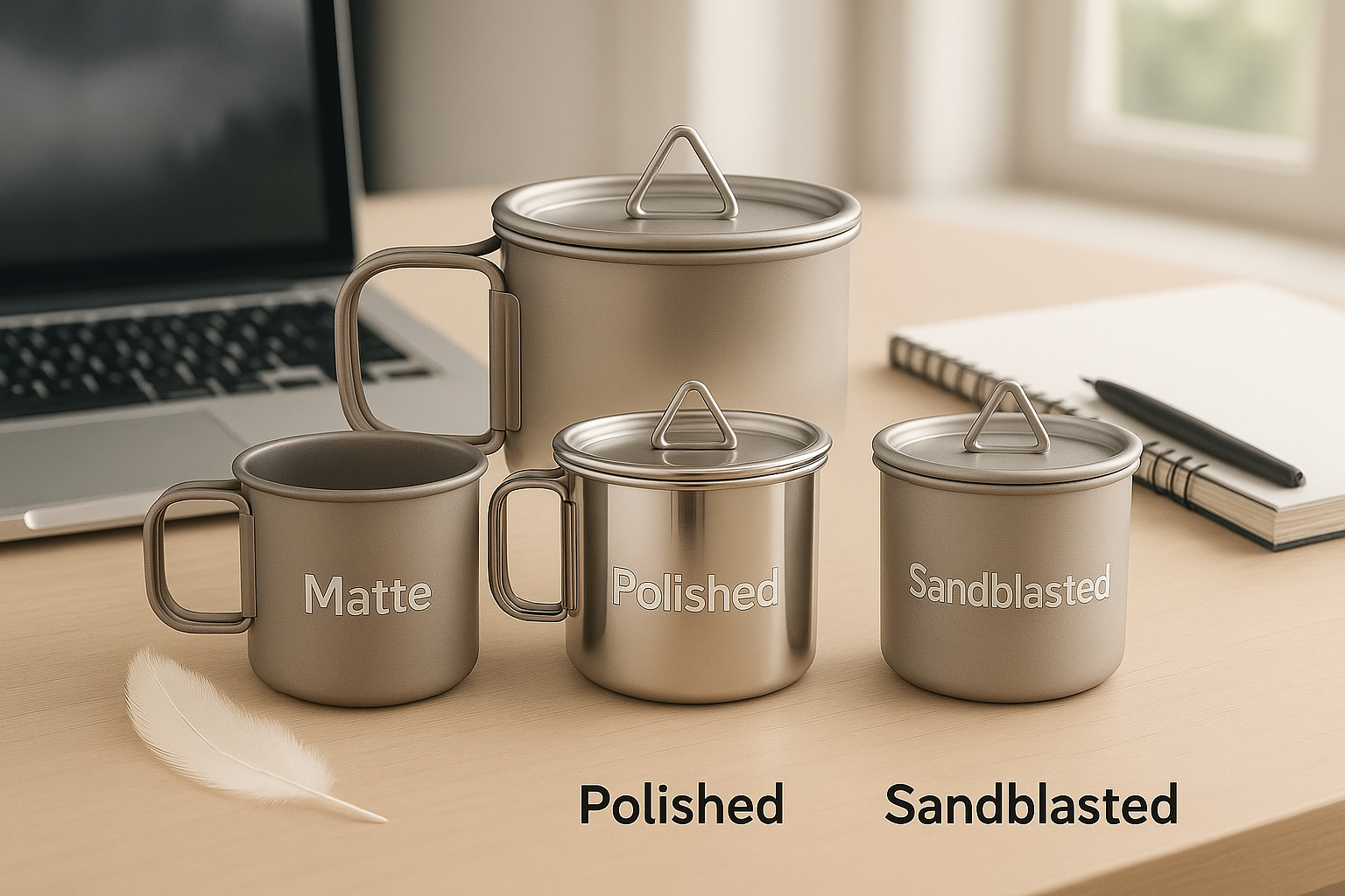 Customized packaging for titanium mugs