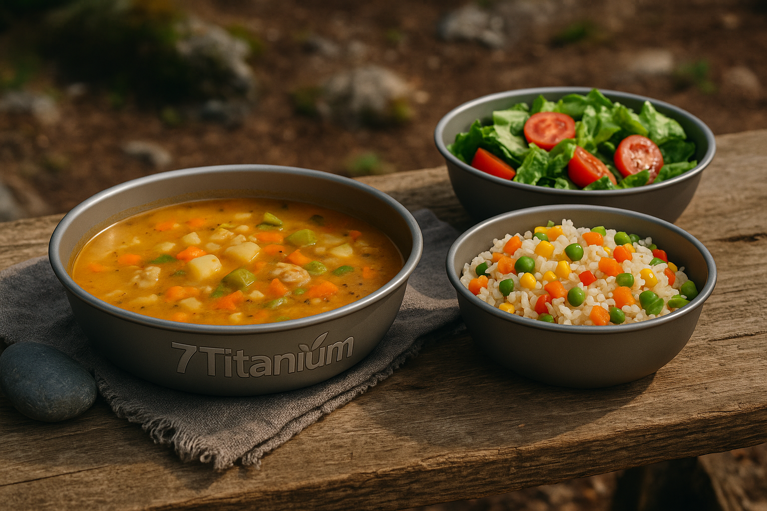 Durable, food-safe titanium