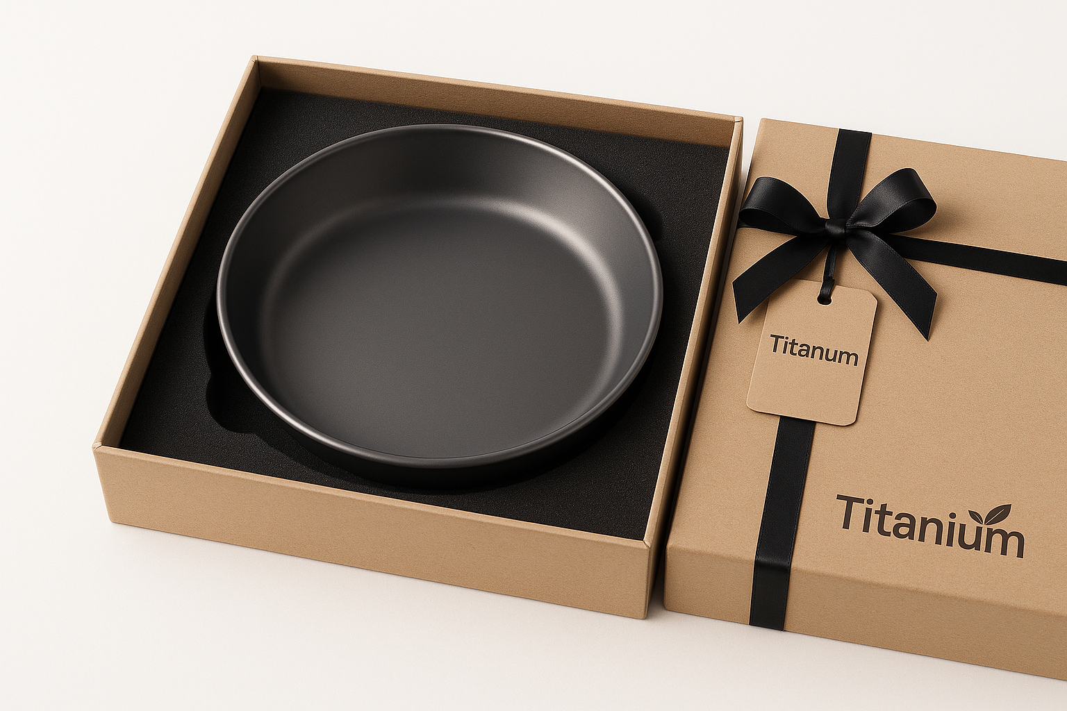 Titanium plate gift set for corporate or special occasions
