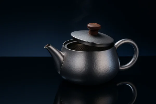 Titanium Teapot with Infuser — 260 ml, Crystallized Finish - Image 3