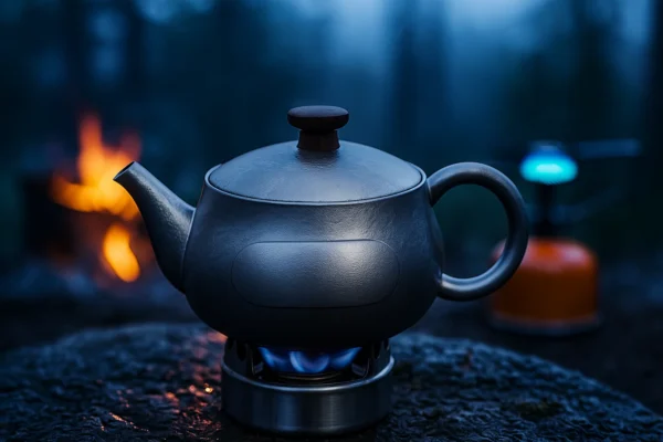 Titanium Teapot with Infuser — 260 ml, Crystallized Finish - Image 4