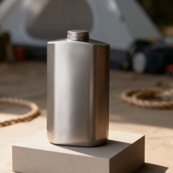 7Titanium Bouteille d'eau en titane 2500 ml grande capacité bouteille d'eau de sport ultralégère anti-fuite pour le camping en plein air et la randonnée