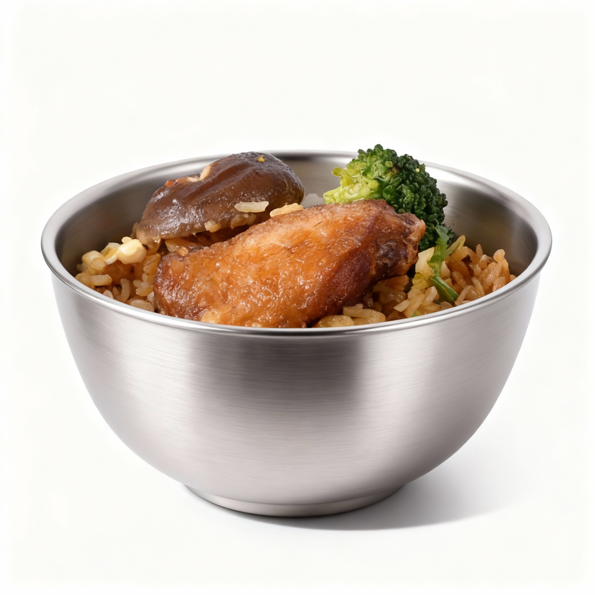 7Titanium Ti1094T 350 ml double-wall titanium bowl with sandblasted finish