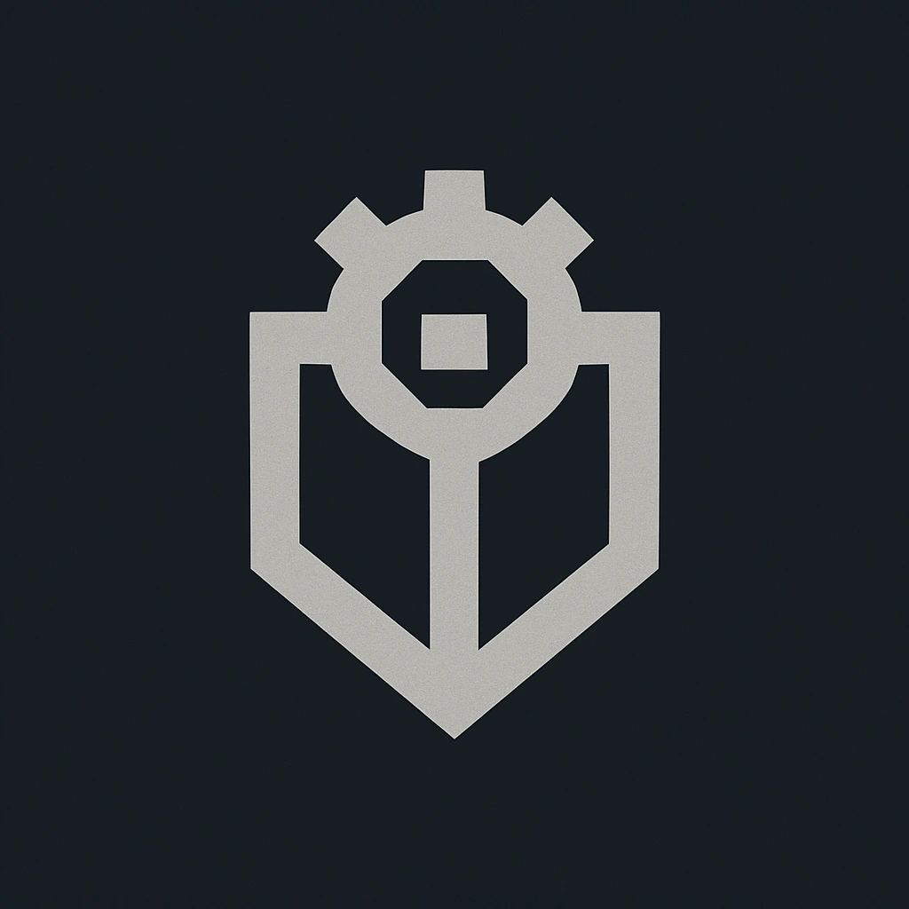 Partner emblem – industrial icon