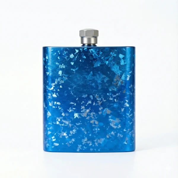 7Titanium  Titanium Colorful Flask Ultralight Mini Ti Flagon For Outdoor Travel Water Juice Whiskey Wine Pot Bottle 100M