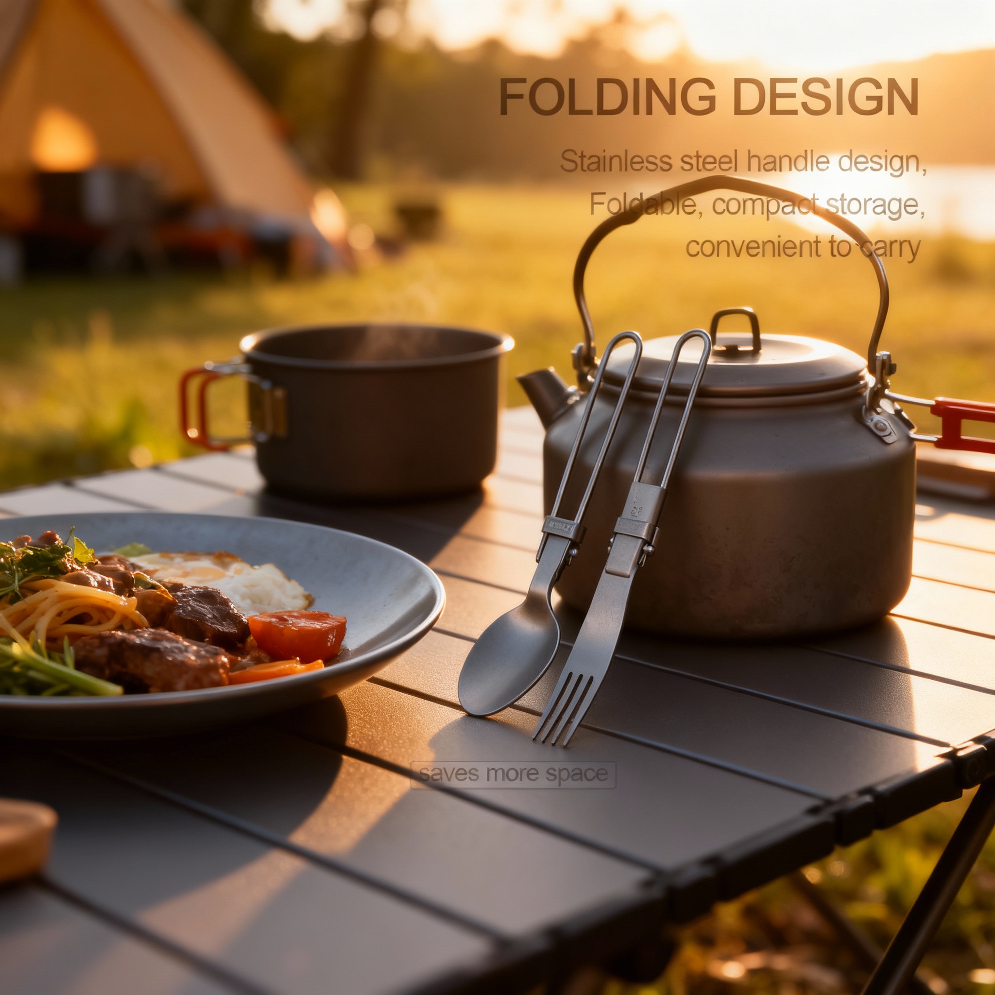 Titanium Camping Cookware Set
