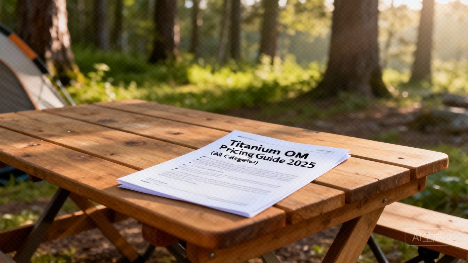 Titanyum OEM Fiyatlandırma Kılavuzu 2025 için Titanyum Ürün Fotoğrafçılığı (Tüm Kategoriler)