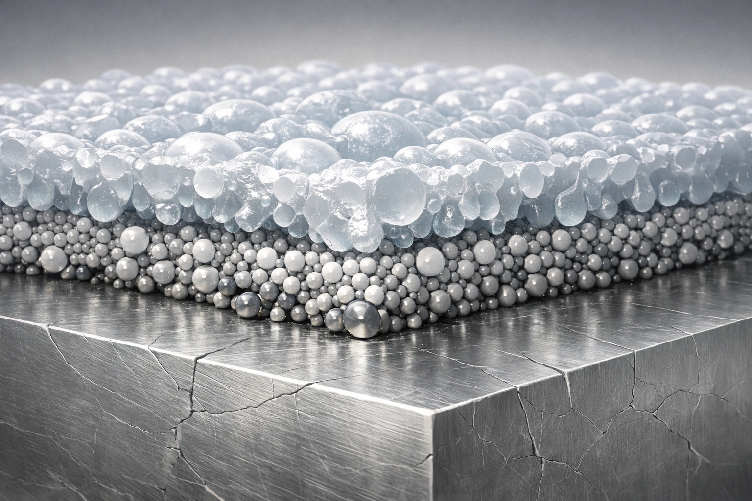 Titanium dioxide layer eliminates need for chemical coatings