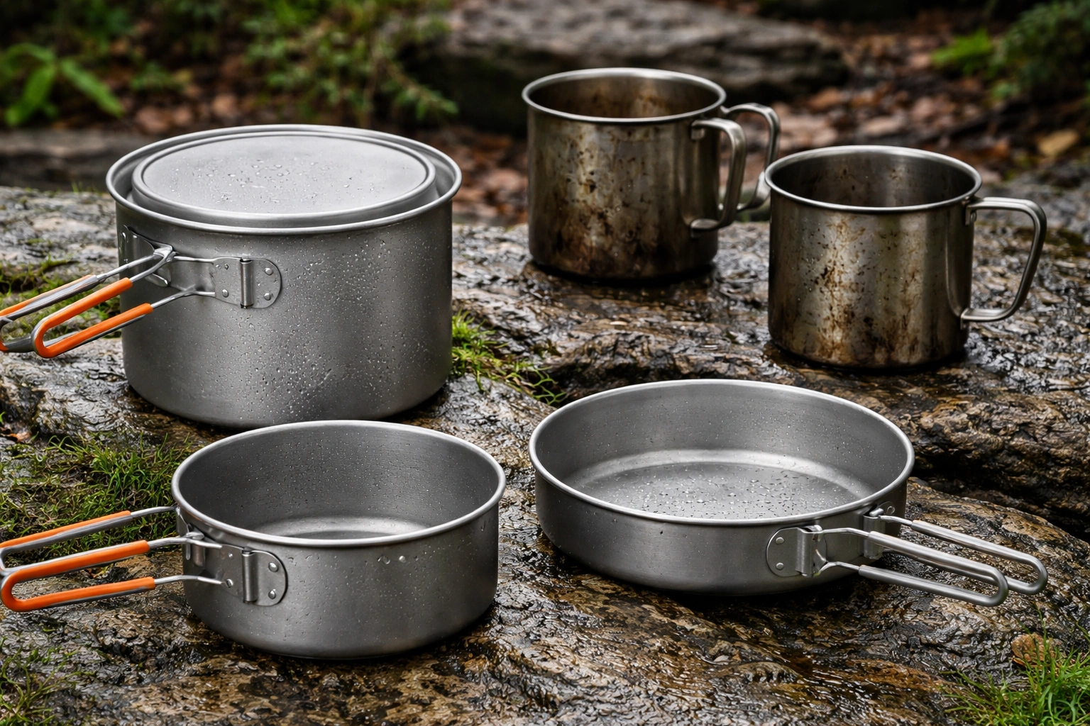 Titanyum pişirme kaplarının zorlu dış ortamlarda dayanıklılık gösterimi