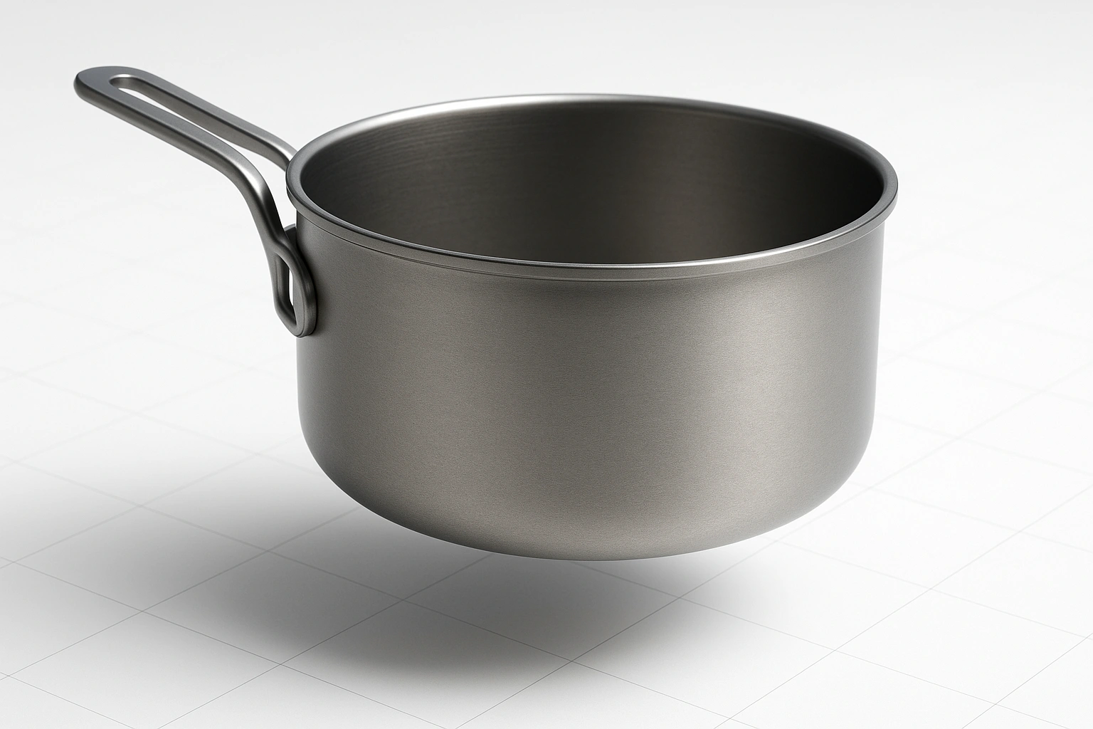 Set da cucina in titanio Pentola ultraleggera da 750–900 ml per pentole da viaggio OEM