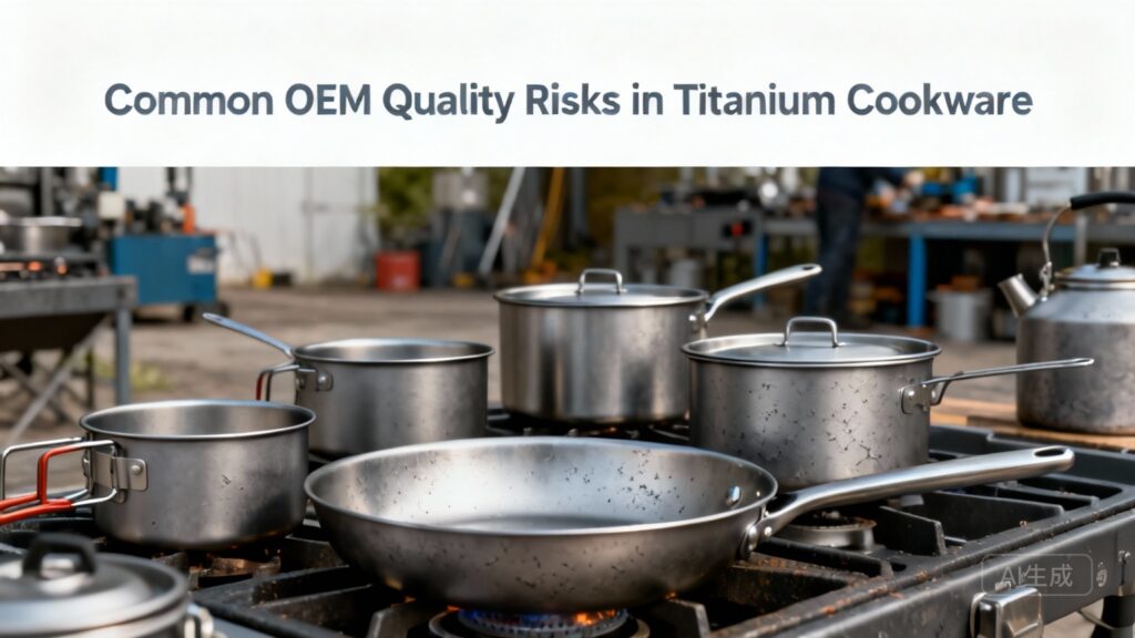 Titanium Product Photo for Common OEM Quality Risks in Titanium Cookware - Image 1