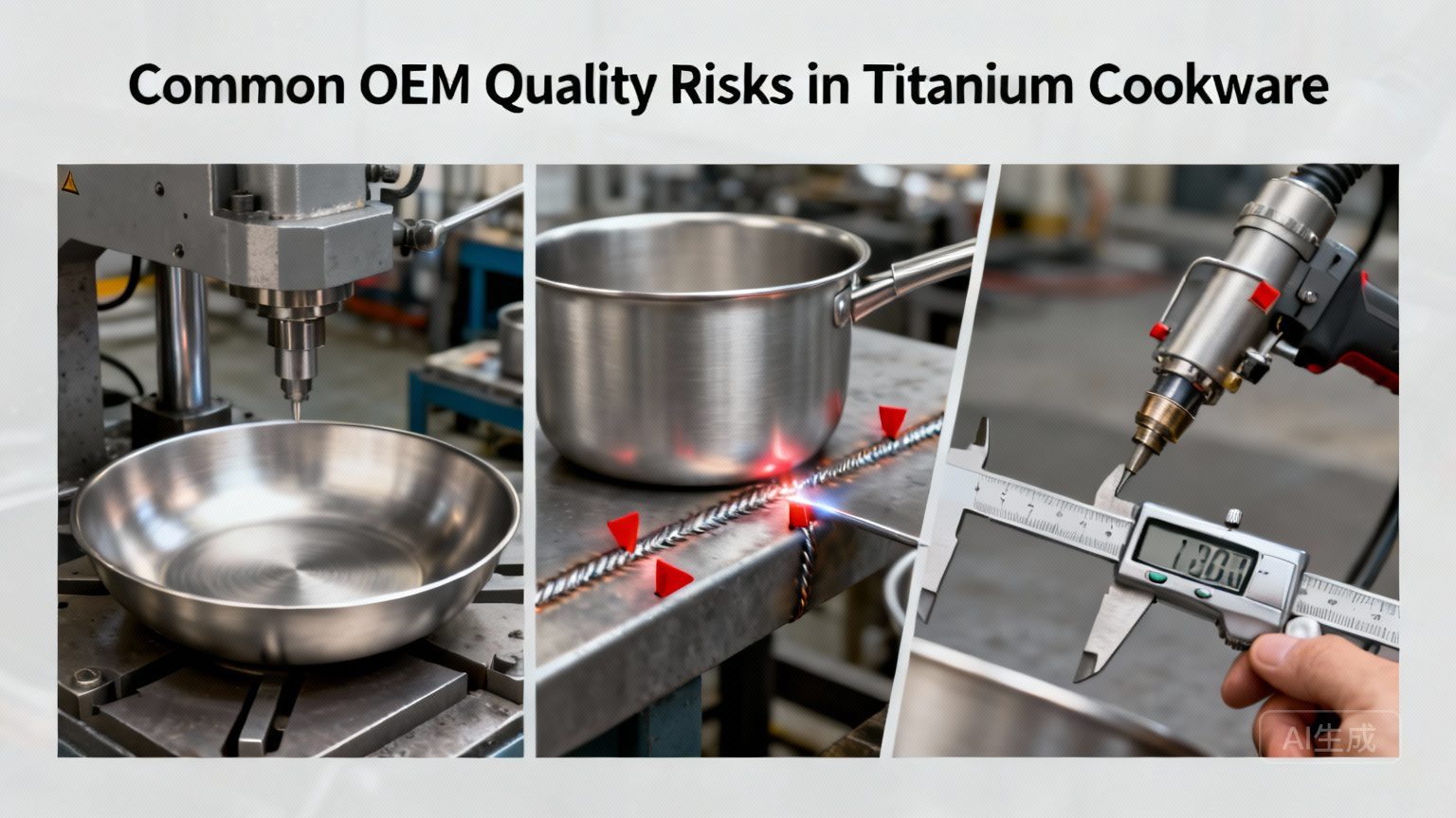 Titanium Product Photography for Common OEM Quality Risks in Titanium Cookware - Image 3